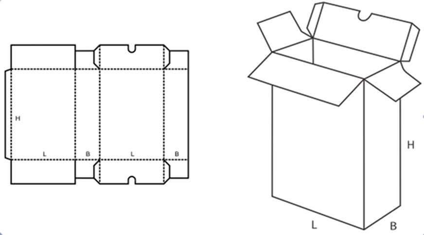 Карта коробок. FEFCO 02. Коробка 510х180х910 развертка. Развертка прямоугольной коробки. Развертка коробки для сигарет.